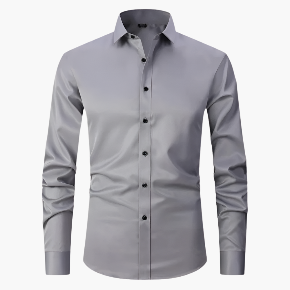 Herren Business-Freizeit Hemd Slim Fit – Langarm, Eleganter Allrounder für Büro & Alltag