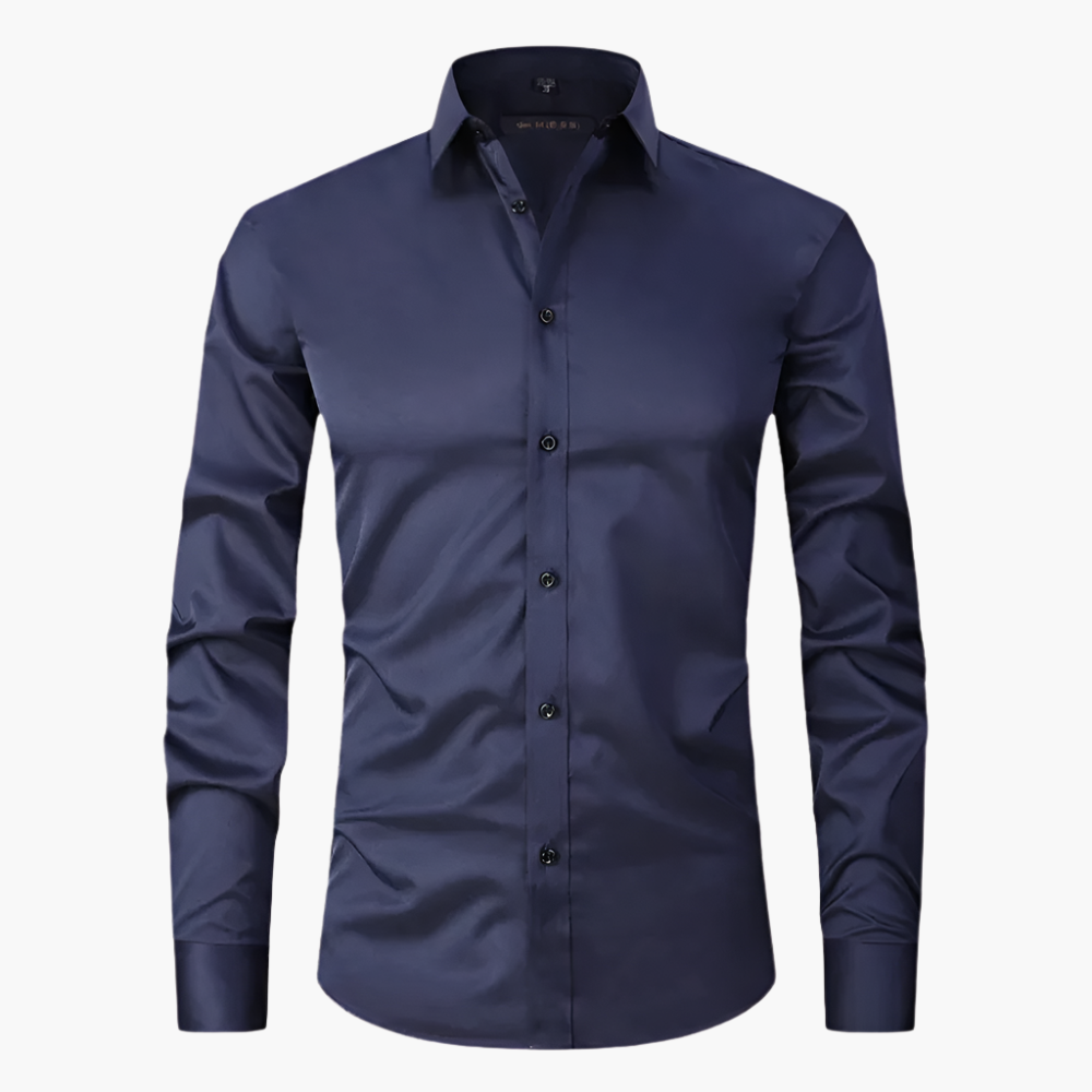 Herren Business-Freizeit Hemd Slim Fit – Langarm, Eleganter Allrounder für Büro & Alltag