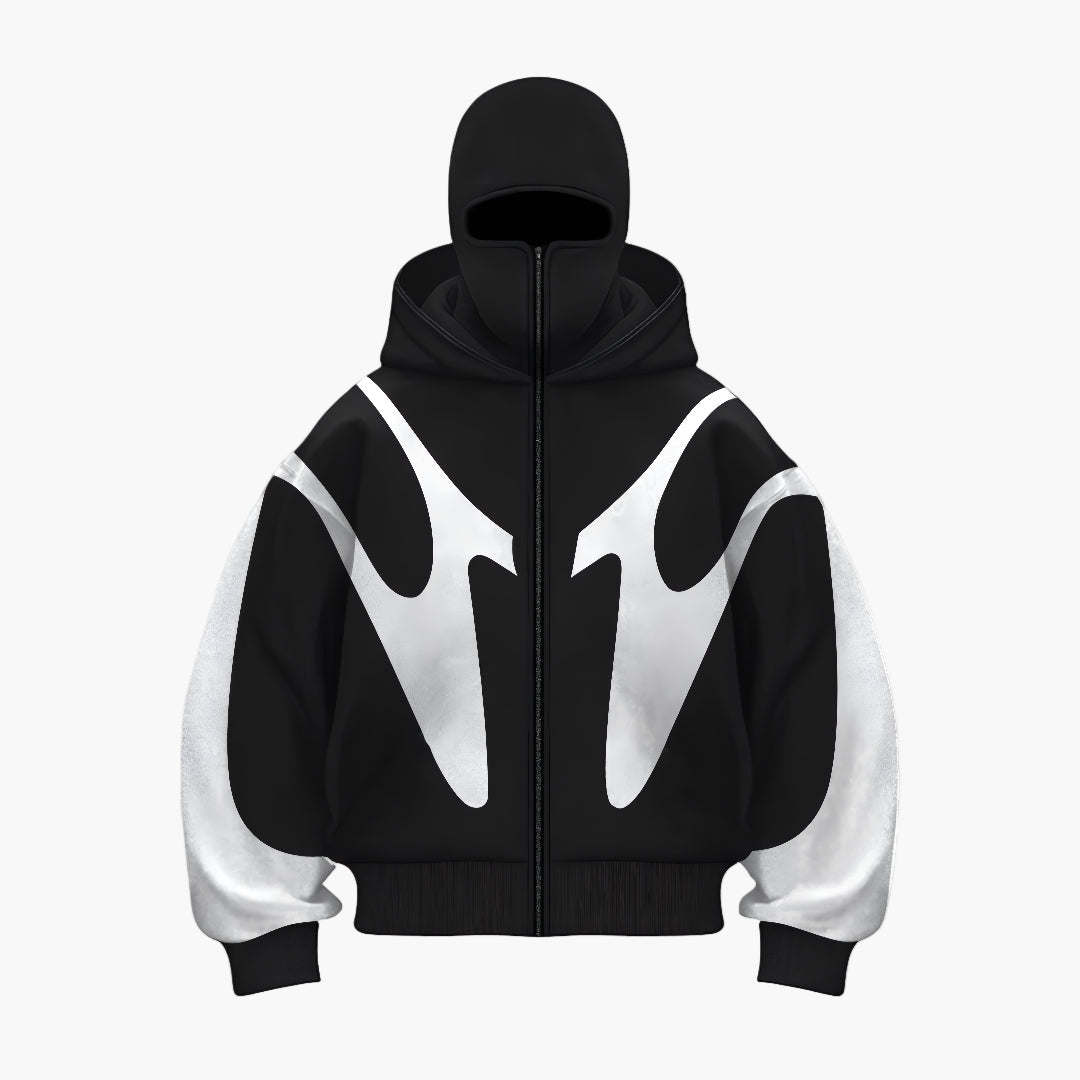 Herren Streetwear Balaclava Hoodie – Urban Style & Outdoor Komfort