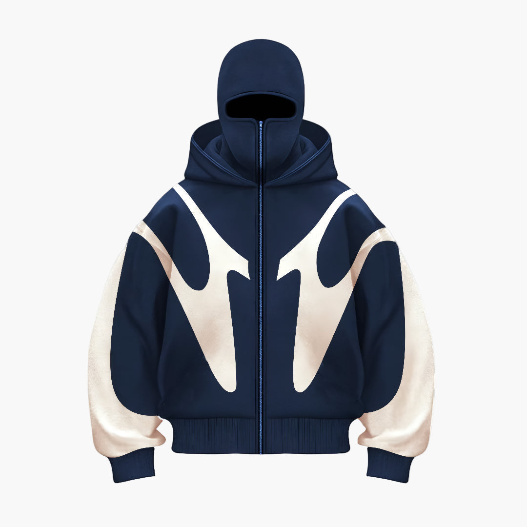 Herren Streetwear Balaclava Hoodie – Urban Style & Outdoor Komfort