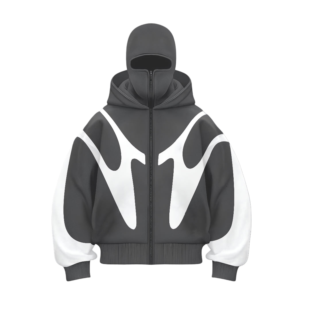 Herren Streetwear Balaclava Hoodie – Urban Style & Outdoor Komfort