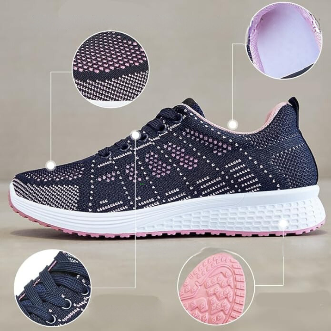 Damen Sneaker Atmungsaktiv Freizeit Sportschuh – Leichte Komfortschuhe für Alltag & Fitness