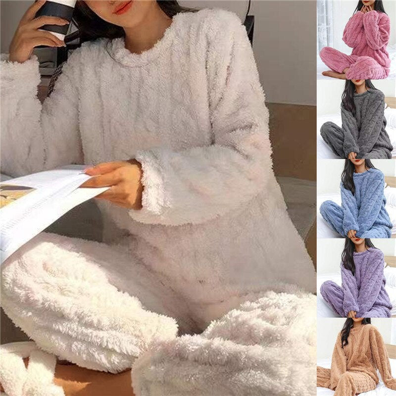 Emma - Fleece-Pyjama für Damen