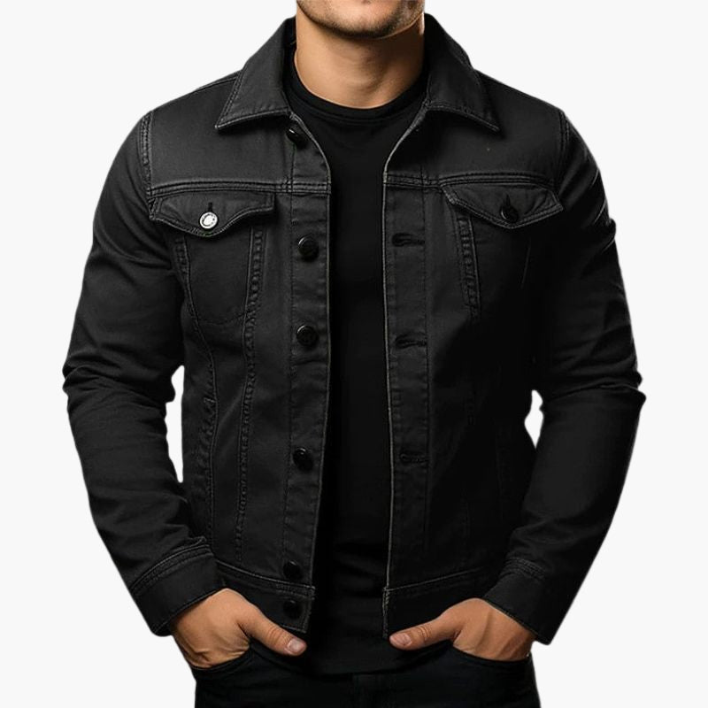Herren Jeansjacke im klassischen Stil – Vielseitig und modern für Alltag und Freizeit