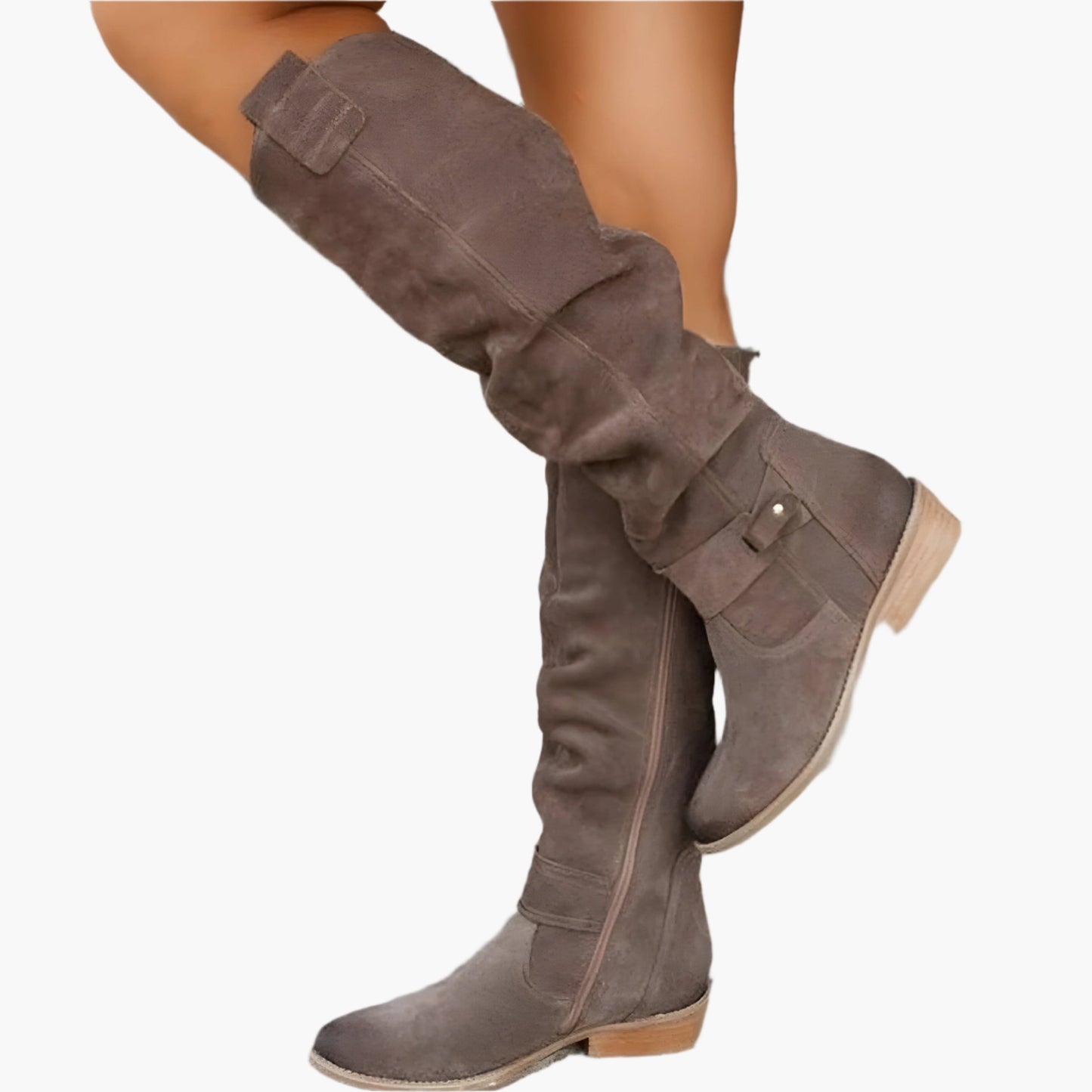 Damen Kniehohe Stiefel für eleganten Alltags- und Freizeitlook
