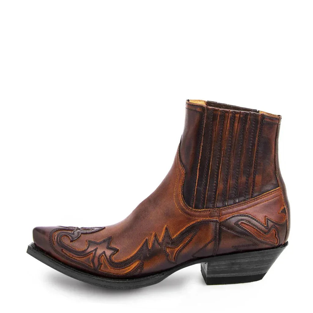Herren Western Cowboy Stiefeletten – Klassischer Style für Alltag und Events