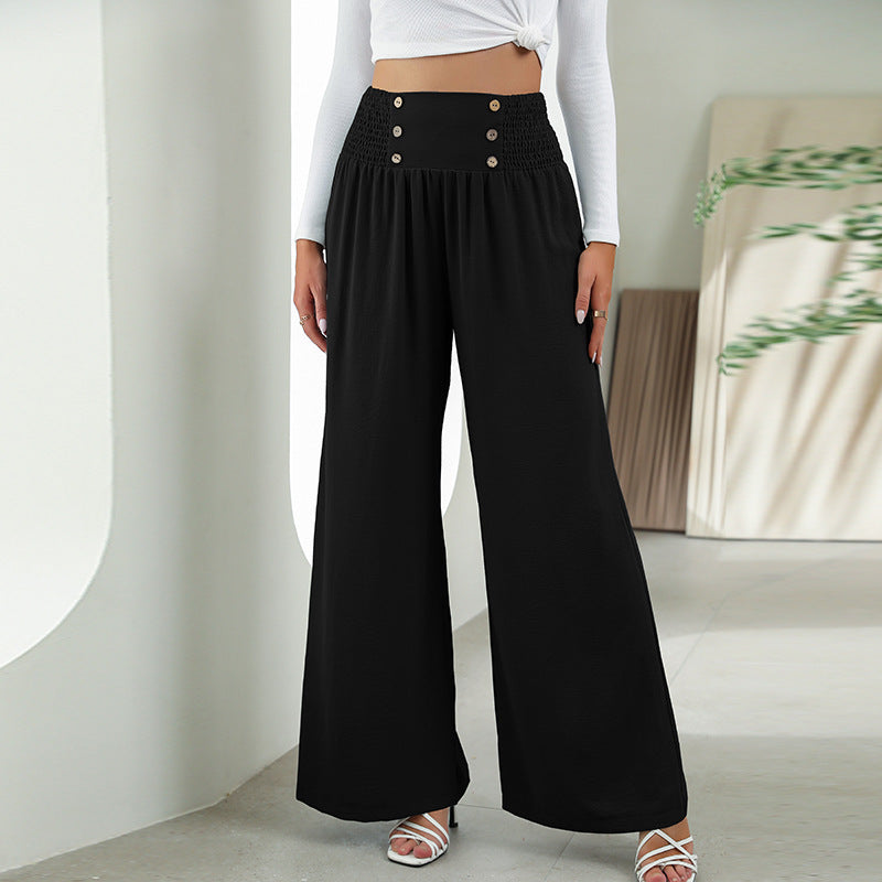 Faith – Weite Damenhose mit Hohem Bund