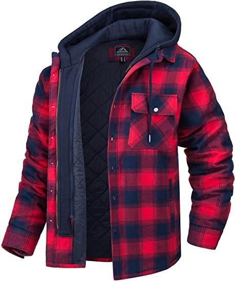 Nick – Herrenjacke mit Dickem, Gepolstertem Karomuster