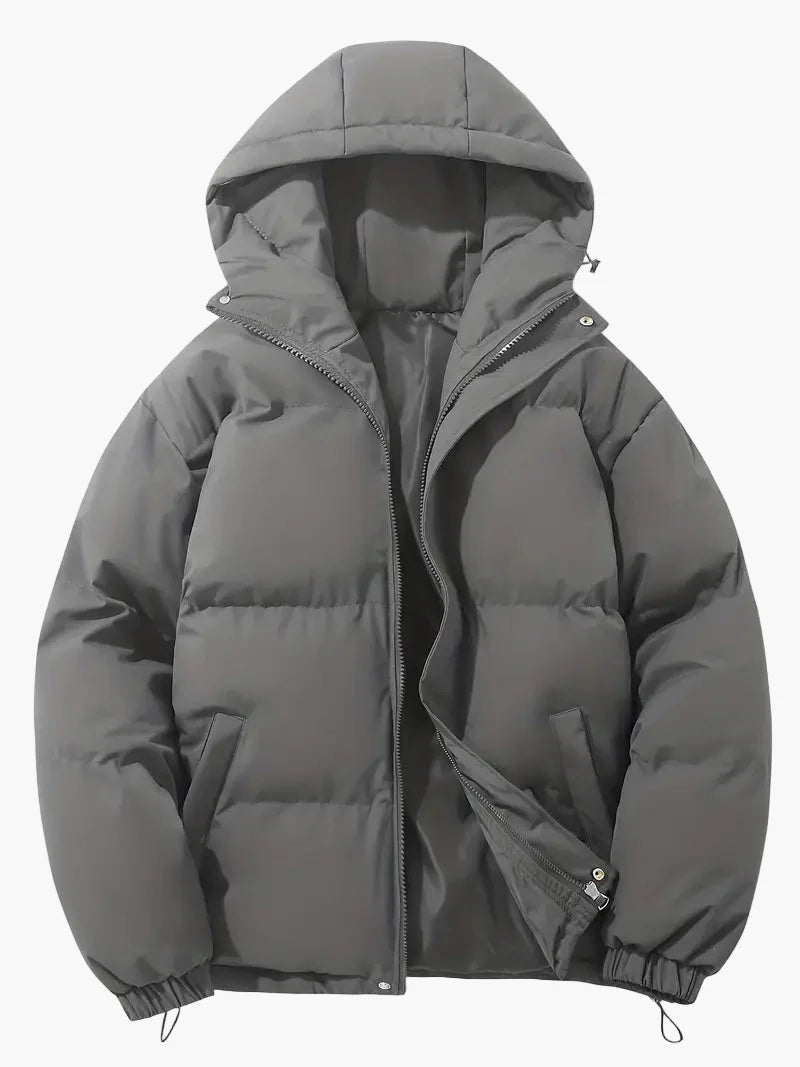 Herren Winter Daunenjacke mit Kapuze – Klassischer Stil für Alltag & Outdoor