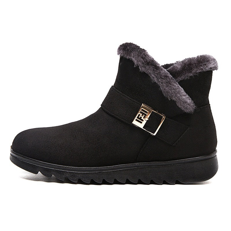 Anne – Warme Damenstiefel mit Plüschfutter und Reißverschluss