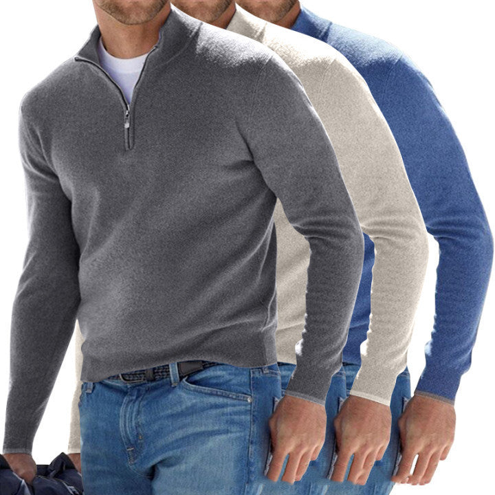 Robert – Langer Herren-Cardigan mit Knopfleiste für Herbst und Winter
