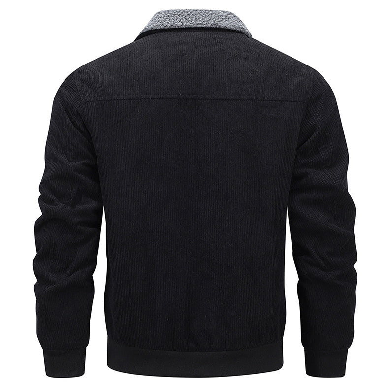 Oliver – Warme Herrenjacke aus Fleece mit Taschen