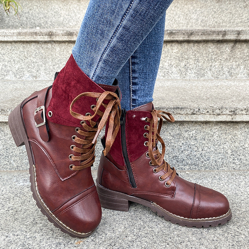 Margaret – Winter Cowboy Stiefel mit Schnallen
