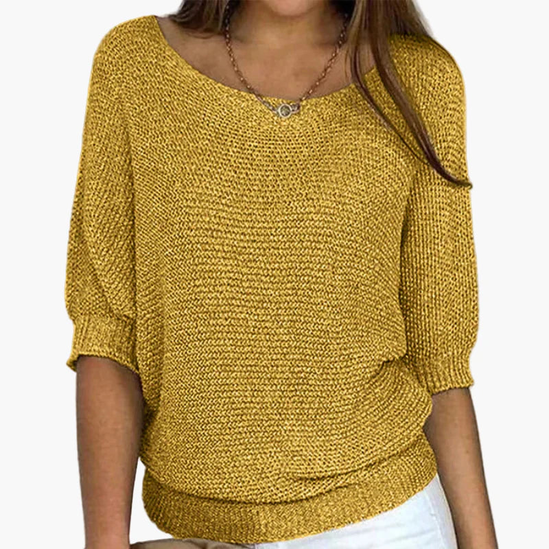 Damen Strickpullover Lockerer Stil für Alltag und Freizeit