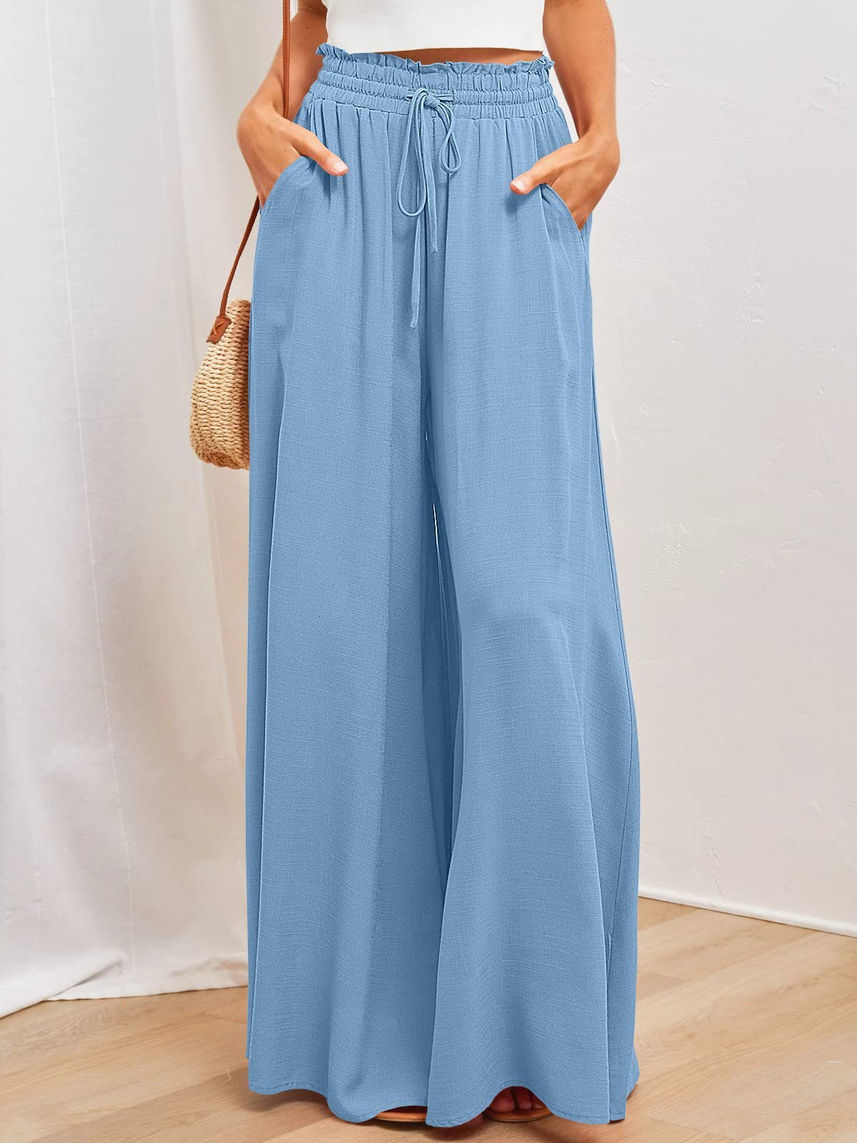 Georgina – Weite Damen Lounge-Hose mit Taschen