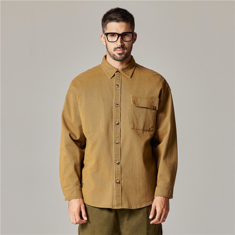 Jeff – Herbst Arbeitsjacke für Herren aus schwerer Baumwolle