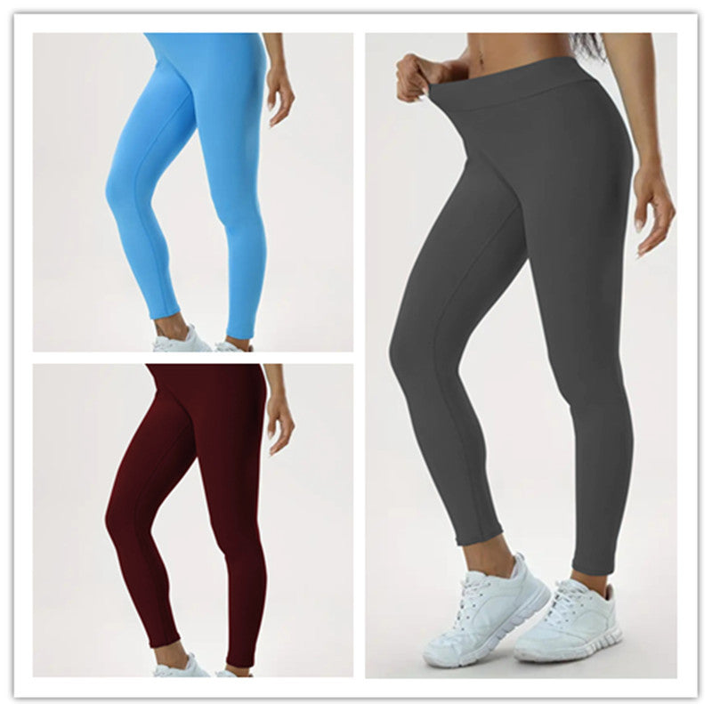 Sharon – Hochtaillierte Damen-Yogahose mit elastischem Bund
