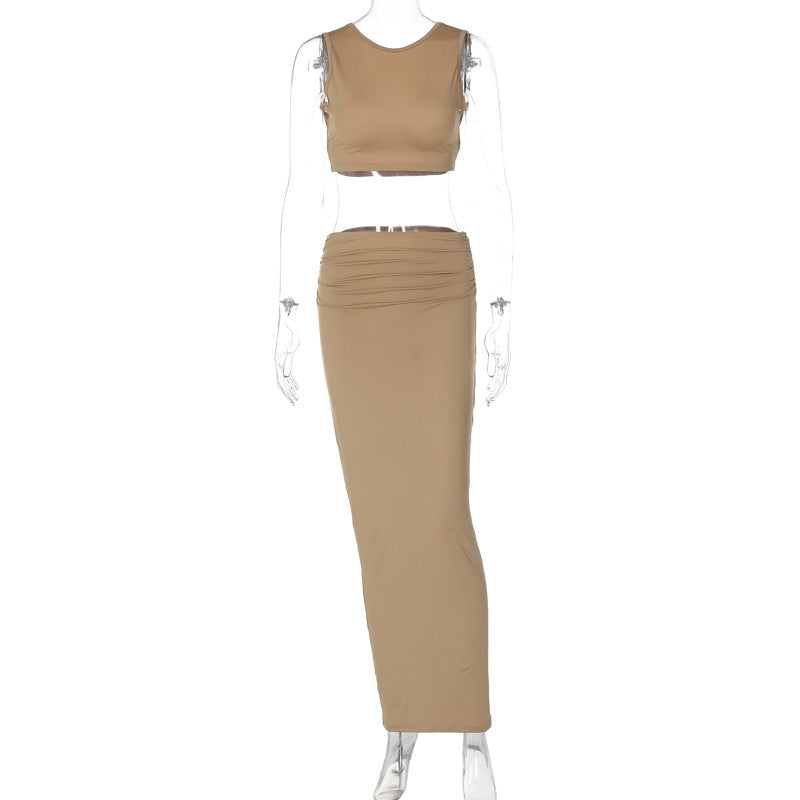Laura – Elegantes Damen Zweiteiliges Set mit Langem Rock