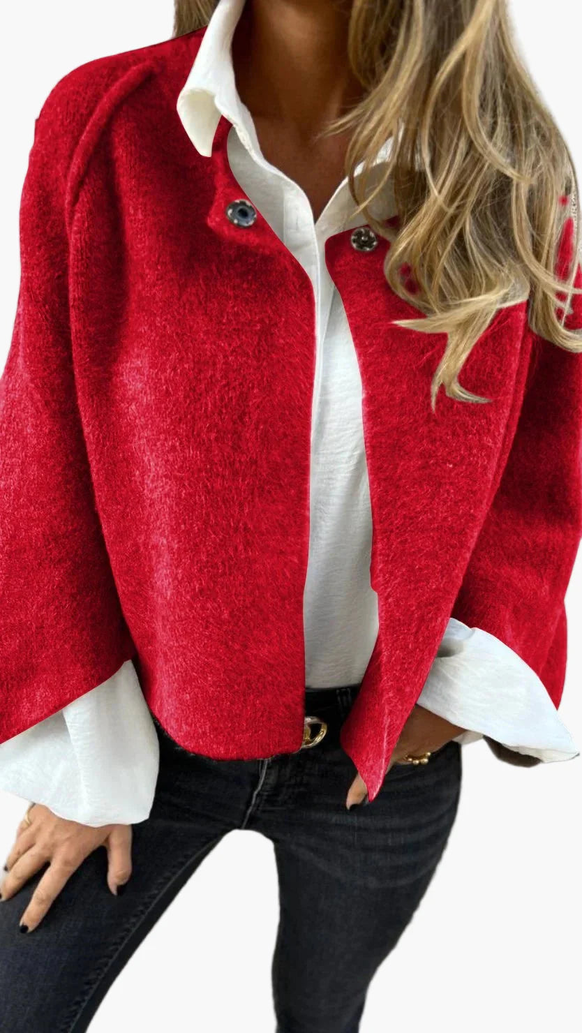 Damen Wollmantel Celeste – Eleganter Kurzjacken-Stil für Business & Freizeit