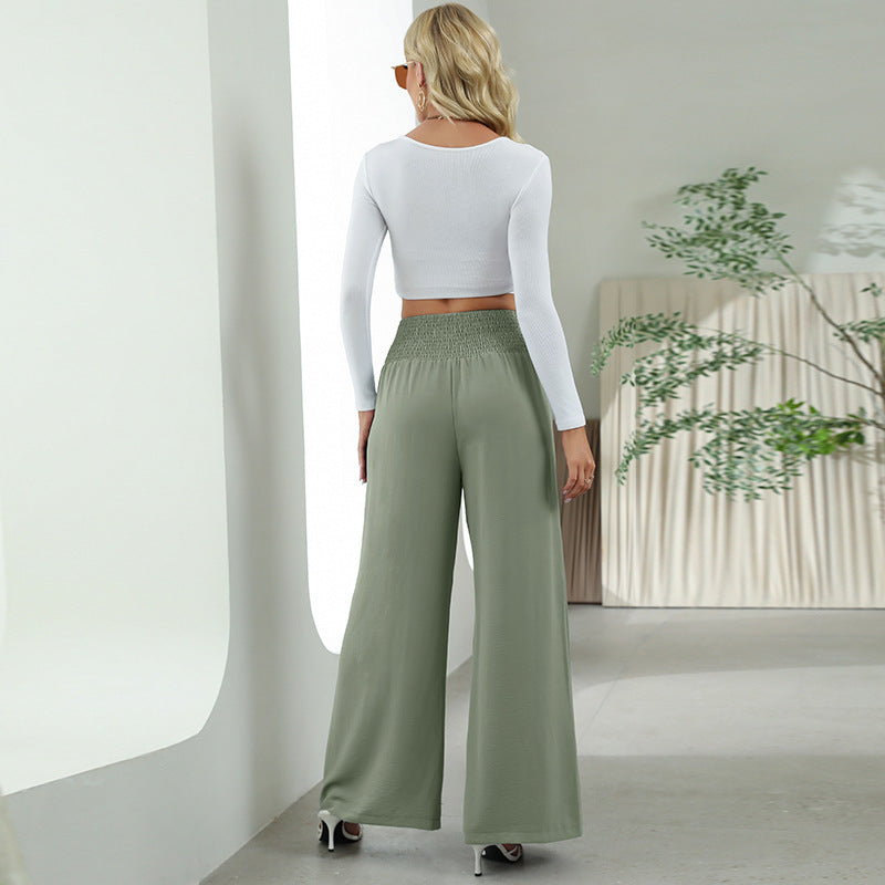 Faith – Weite Damenhose mit Hohem Bund