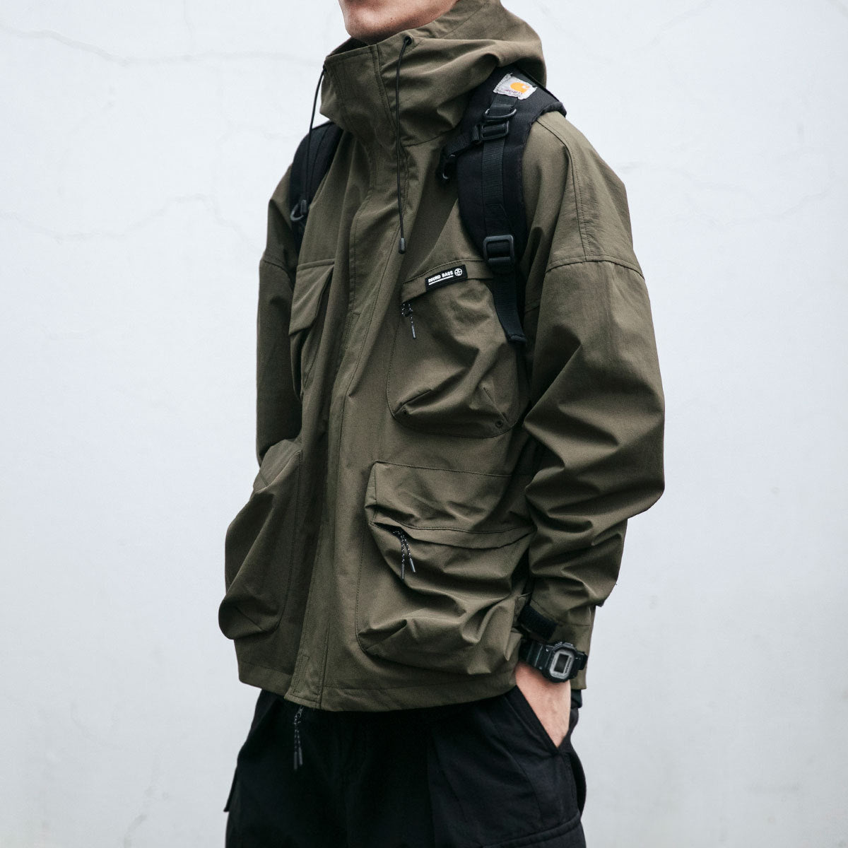 Marcus – Herrenjacke mit Kapuze und funktionalen Taschen