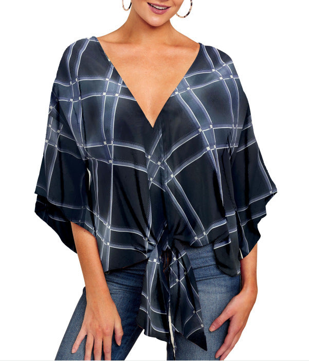 Sue – Oversize Bluse mit Leopardenmuster