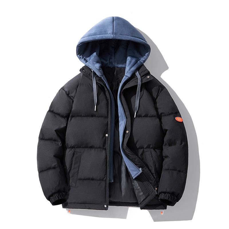 George – Dicke Herren-Sportjacke mit Kapuze