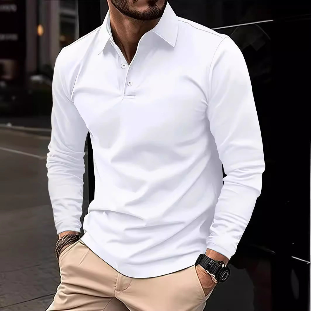 Jonathan – Langärmliges Herren-Poloshirt mit Polo-Kragen