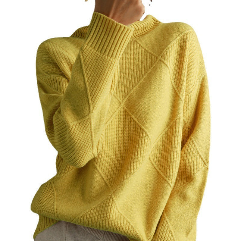 Linda – Langärmeliger Damenpullover für Herbst und Winter