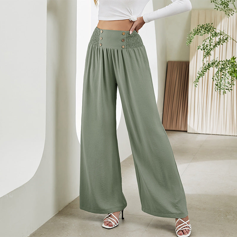 Faith – Weite Damenhose mit Hohem Bund