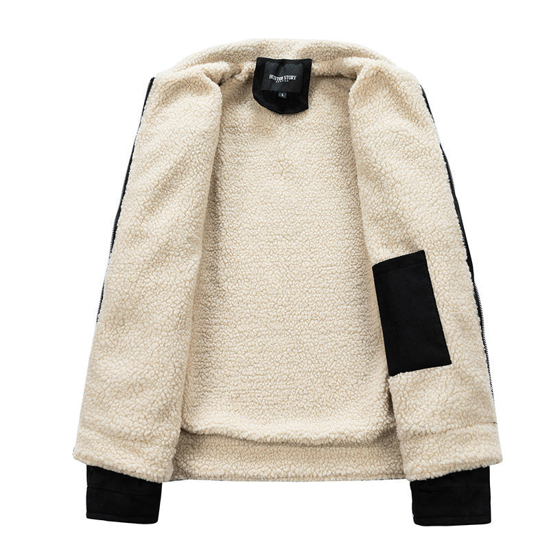 Neil – Herrenjacke mit Reißverschluss und Berberfleece