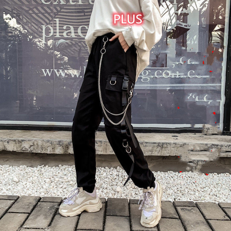 Katy – Damen Haremshose mit Punk-Taschen