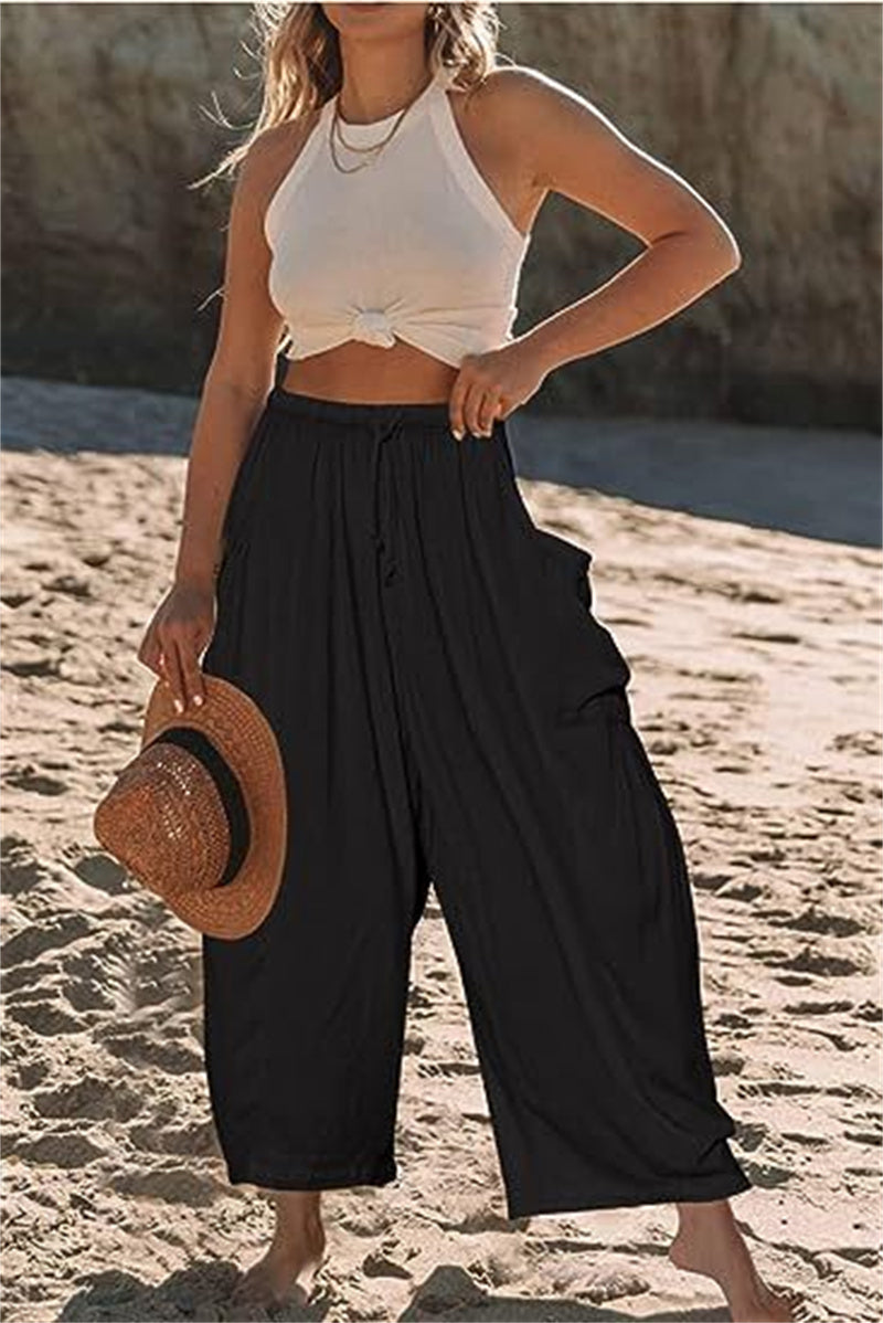 Marion – Weite Sommerhose mit Elastischem Bund