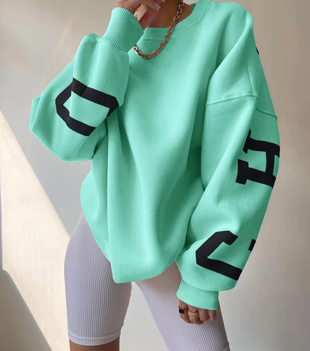 Michelle – Modischer Damenpullover mit Print