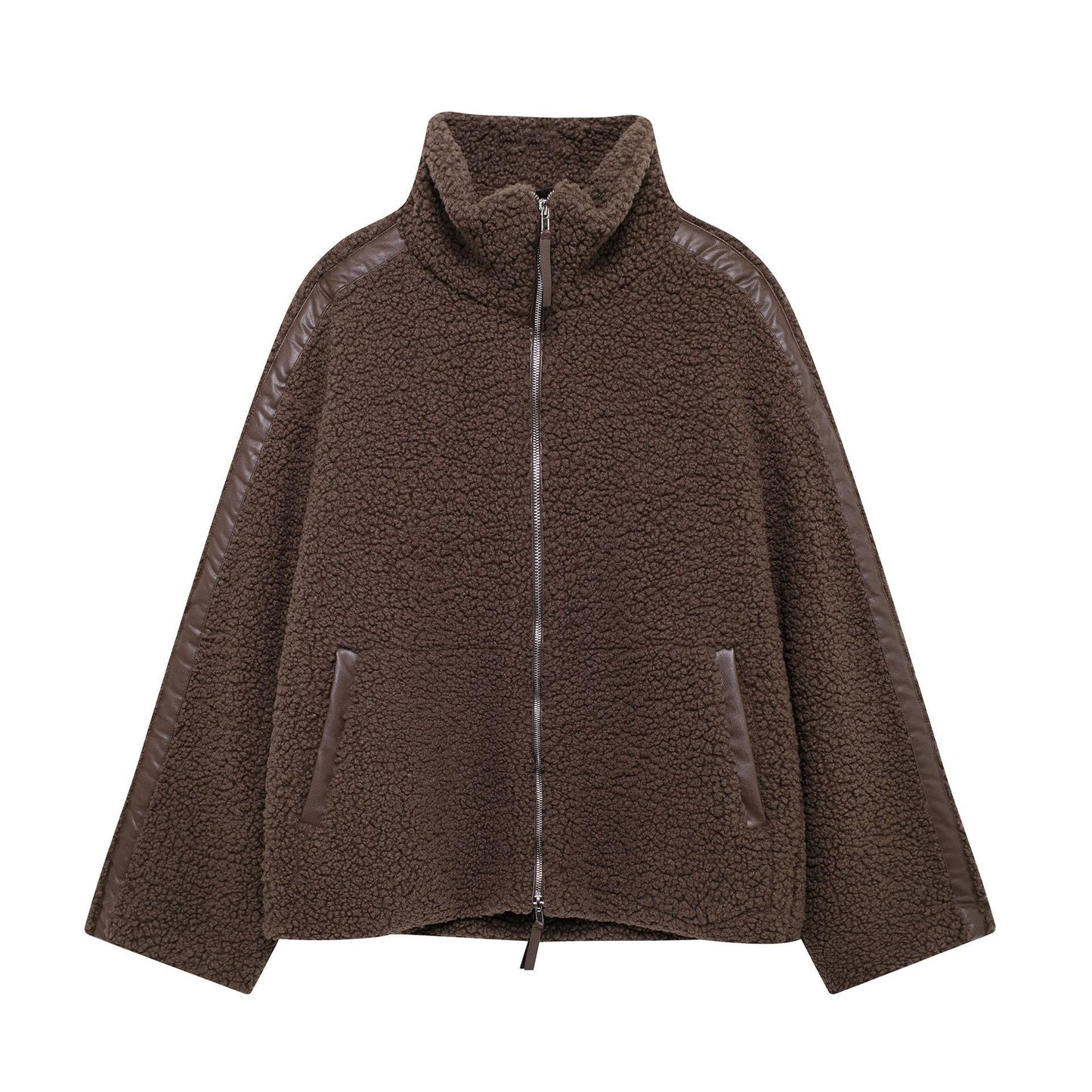 Margaret – Damen Rollkragenmantel aus Wollmischung