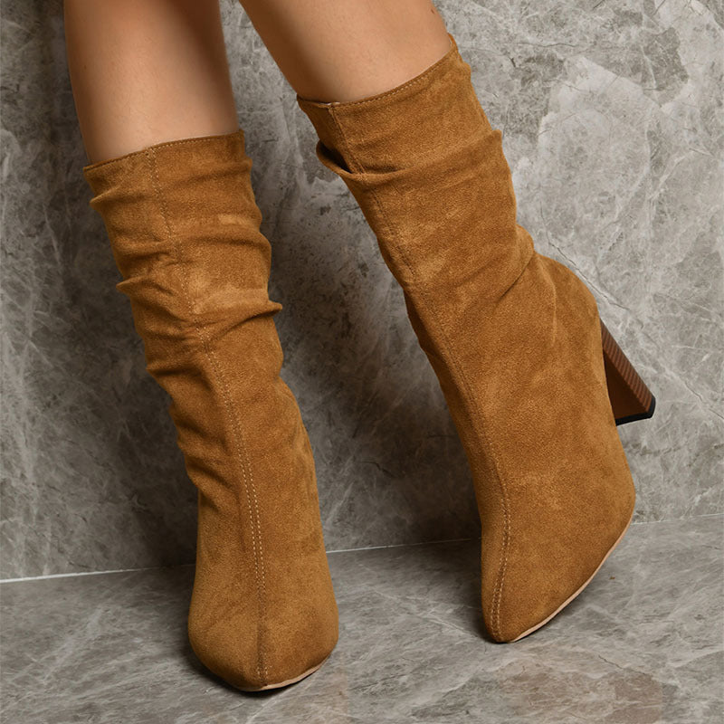 Natalie – Damen Winterstiefel mit Absatz