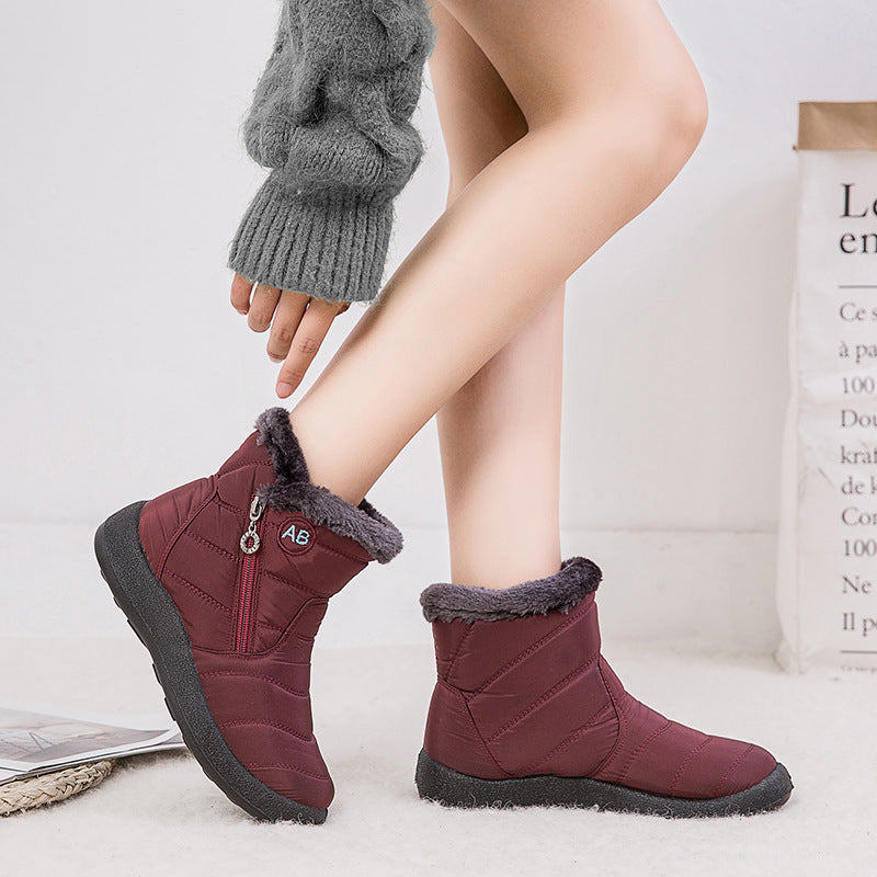 Nicola – Wasserdichte Damenstiefeletten mit Plüschfutter