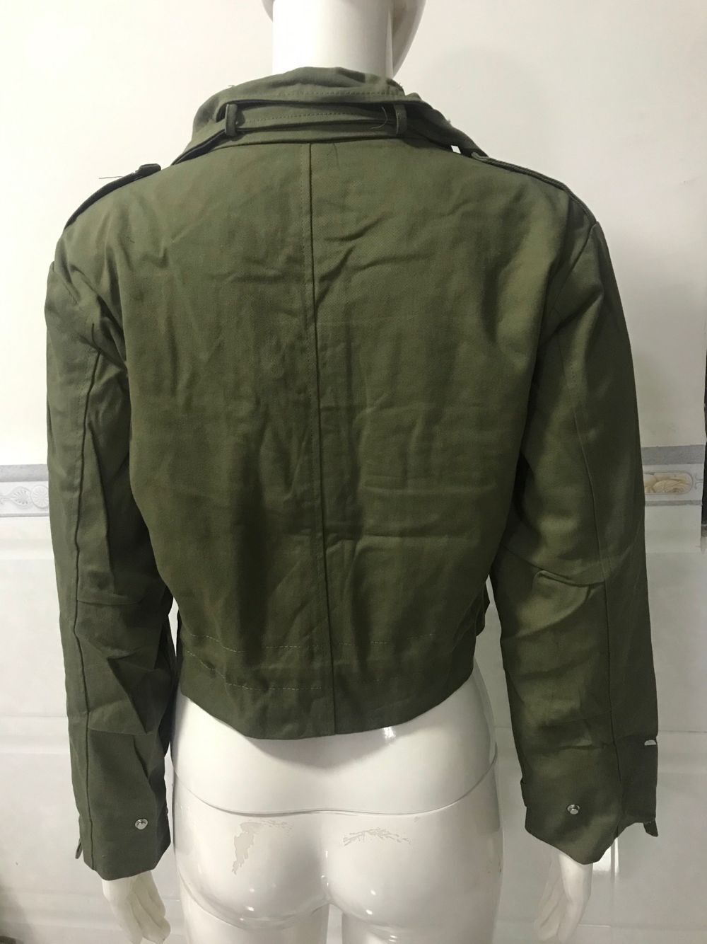 Samuel – Kurze Motorradjacke aus Polyesterfaser