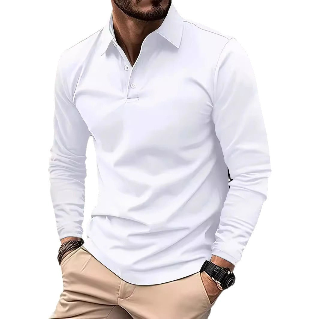 Jonathan – Langärmliges Herren-Poloshirt mit Polo-Kragen