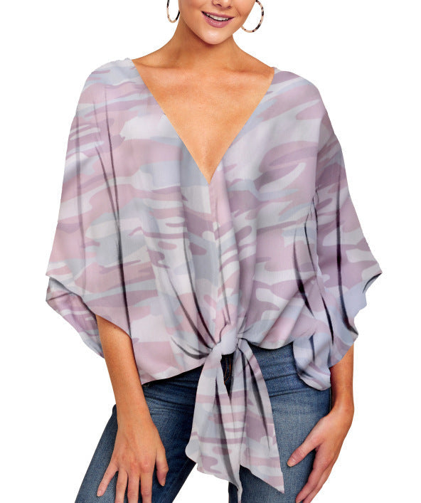 Sue – Oversize Bluse mit Leopardenmuster