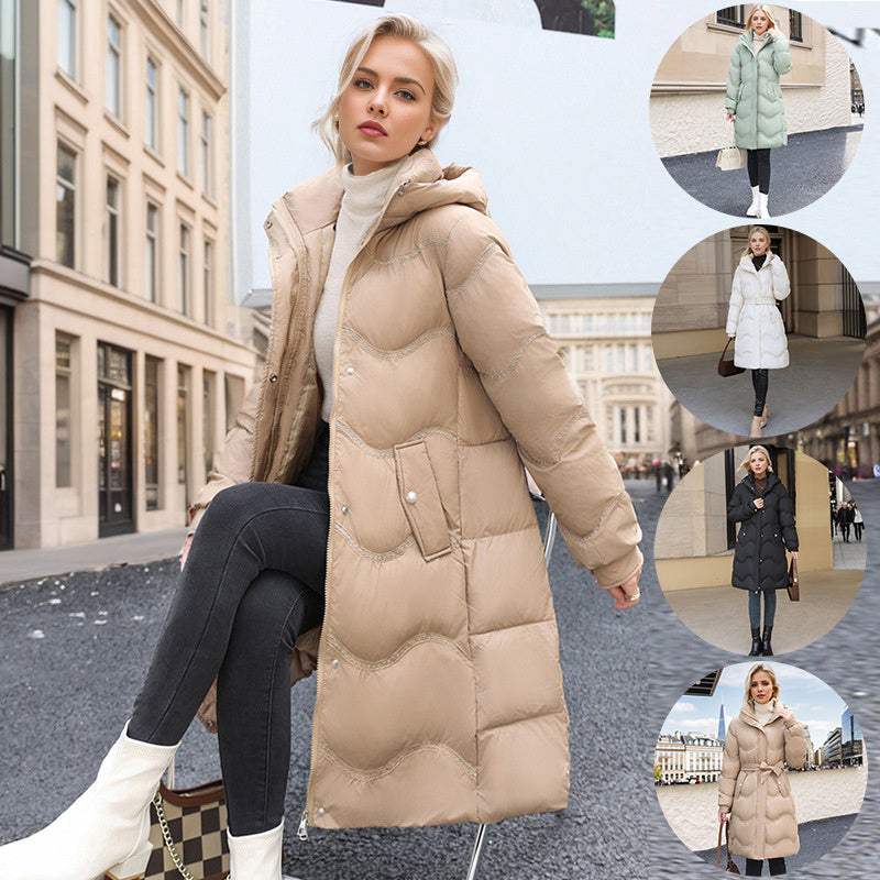 Helen – Damen Winterjacke aus Baumwoll-Daunen