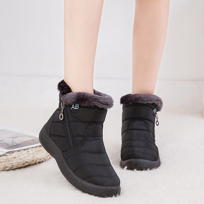 Nicola – Wasserdichte Damenstiefeletten mit Plüschfutter