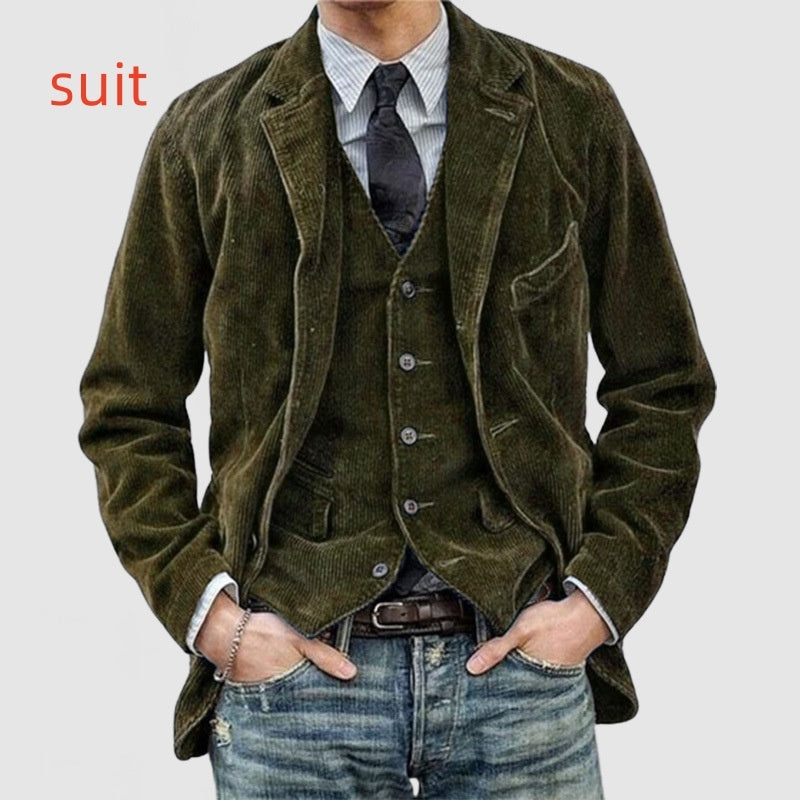 Rowan – Cordjacke für Herren im Casual-Stil