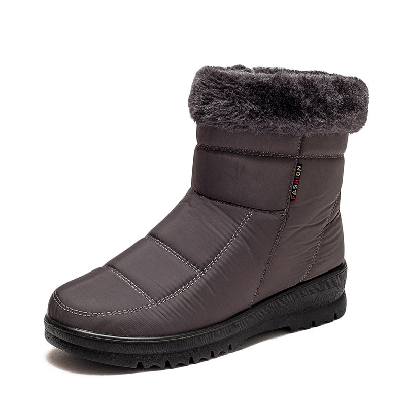 Francesca – Winterwarme Damenstiefel mit niedrigem Absatz