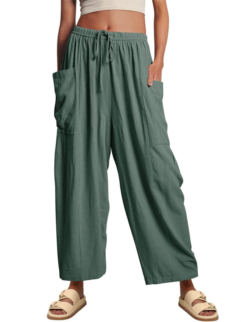 Marion – Weite Sommerhose mit Elastischem Bund