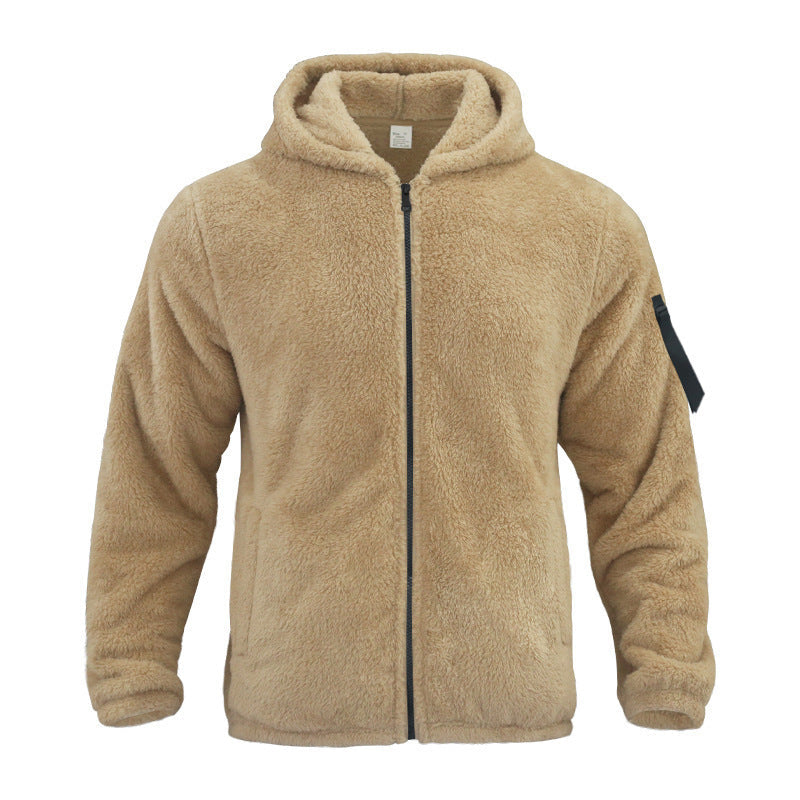 Leon – Herren-Fleecejacke mit Kapuze für Herbst und Winter