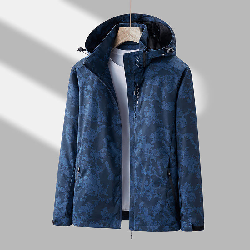 Zoe – Winddichte Regenjacke mit Kapuze