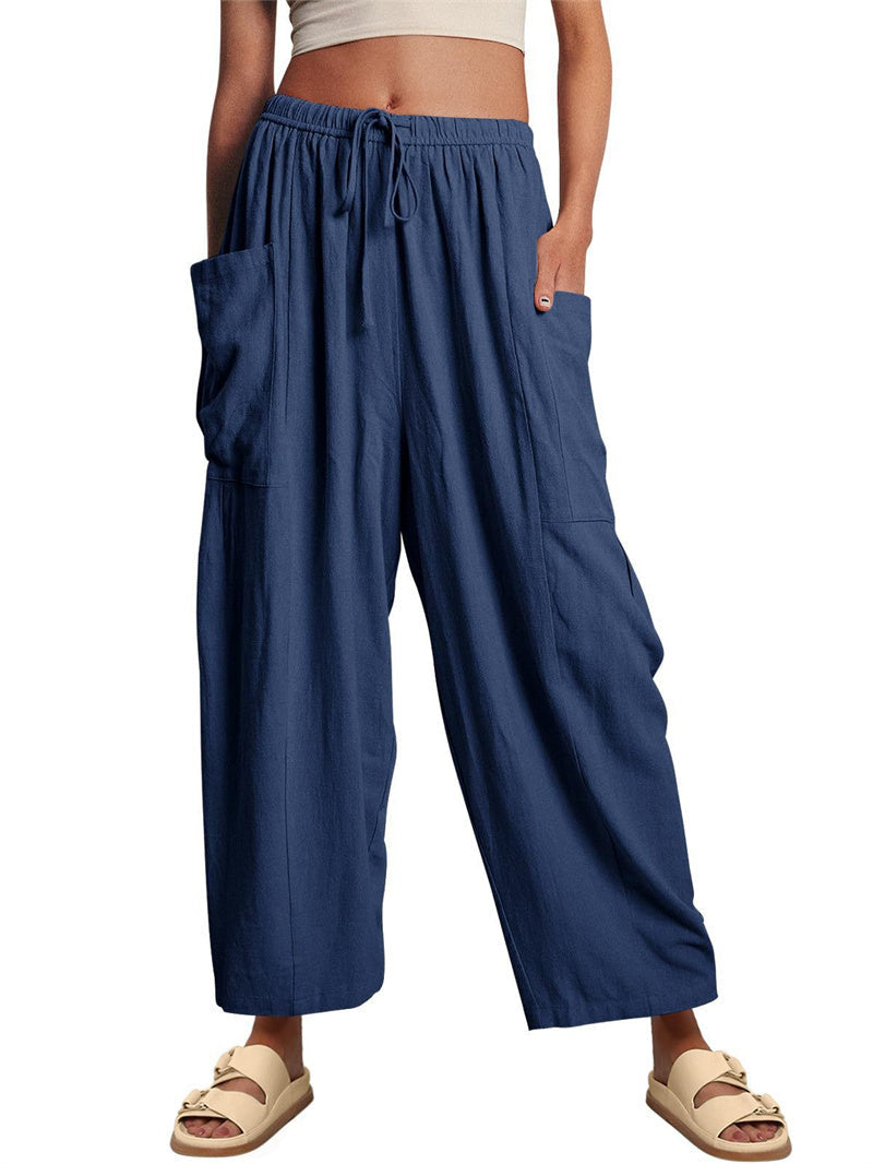 Marion – Weite Sommerhose mit Elastischem Bund