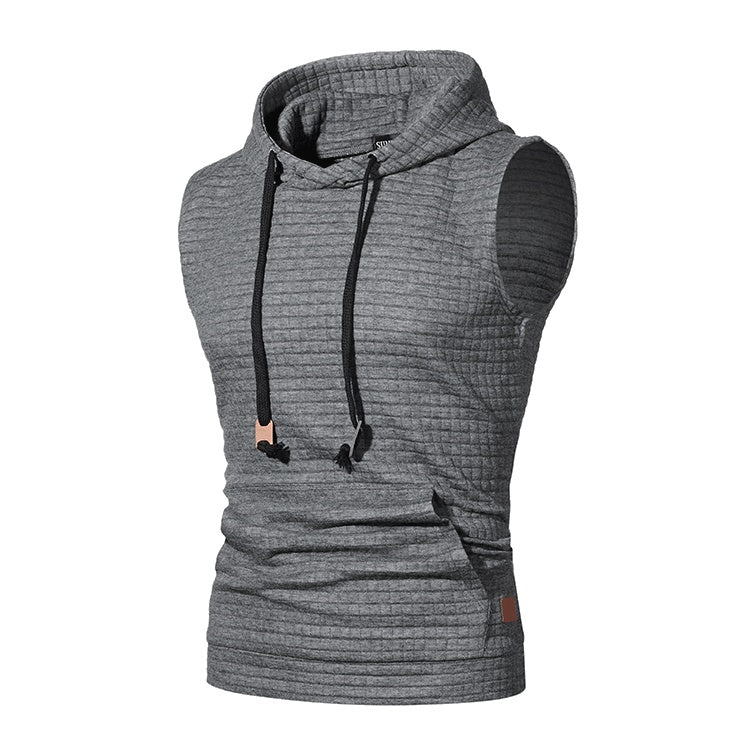 Lawrence – Ärmellose Herrenstrickjacke mit Jacquardmuster