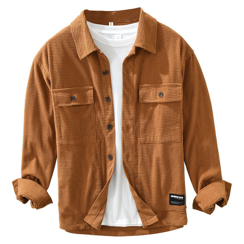 Jim – Japanischer Style Langarmhemd für Herren